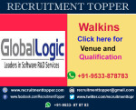 GlobalLogic Walkins For Experienced at Hyderabad