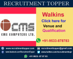 CMS Computers Walkins for Experienced at Bangalore