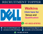 Dell Walkins for Freshers and Experienced at Bangalore