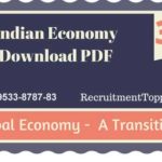 Indian Economy | Global Economy –  A Transition Download PDF