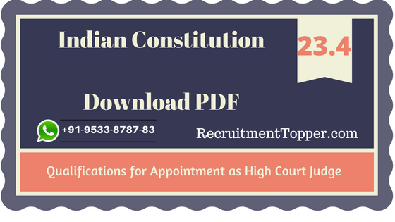 qualifications-for-appointment-as-high-court-judge
