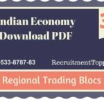 Indian Economy | Regional Trading Blocs Download PDF